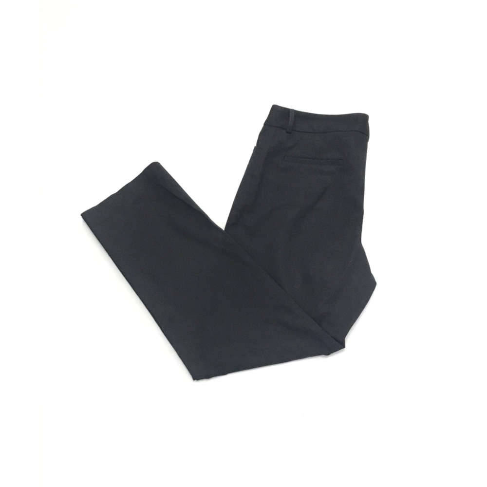 Talbots Pants Women's Size 12 Curvy Black Stretch Slacks w/Pockets Inseam 29"